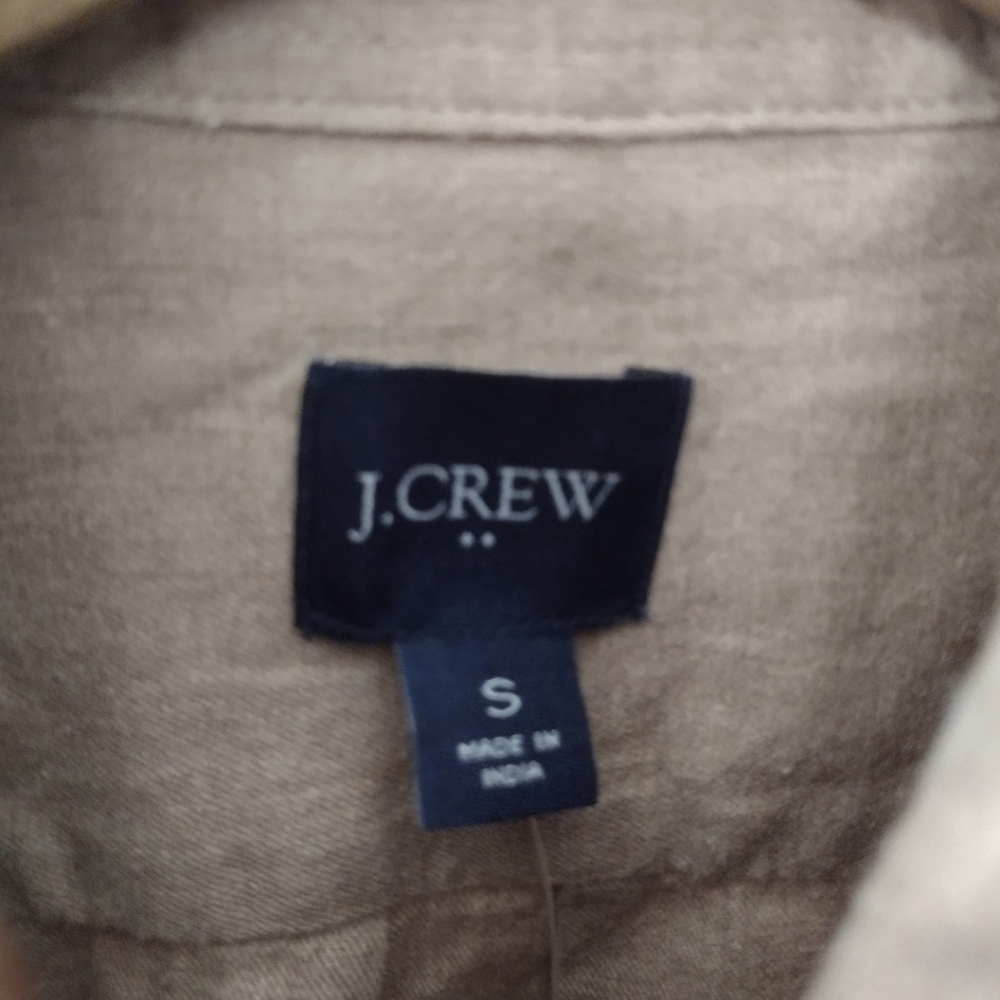 J.Crew Solid Brushed Twill Shirt - Picture 6 of 7